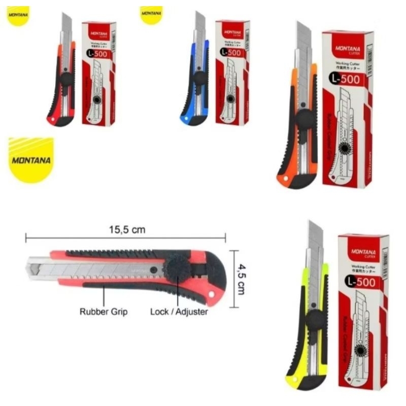 

PISAU CUTTER BESAR L-500 MONTANA