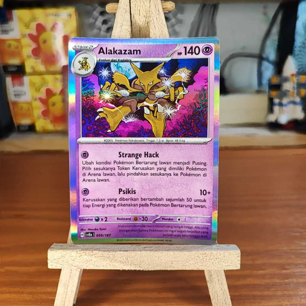 Alakazam R Pokemon TCG Indoneisa Original