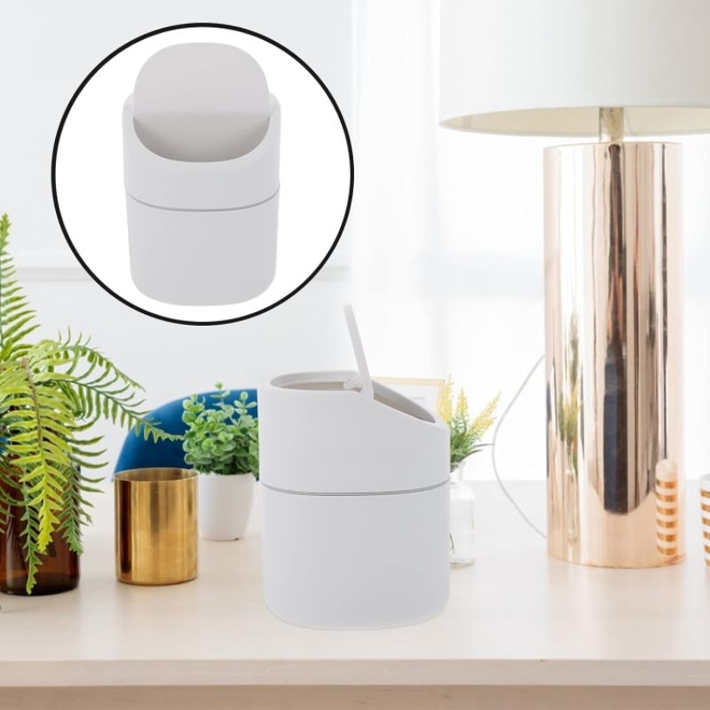 Tempat Sampah Mini Portable Flip Type -D2633