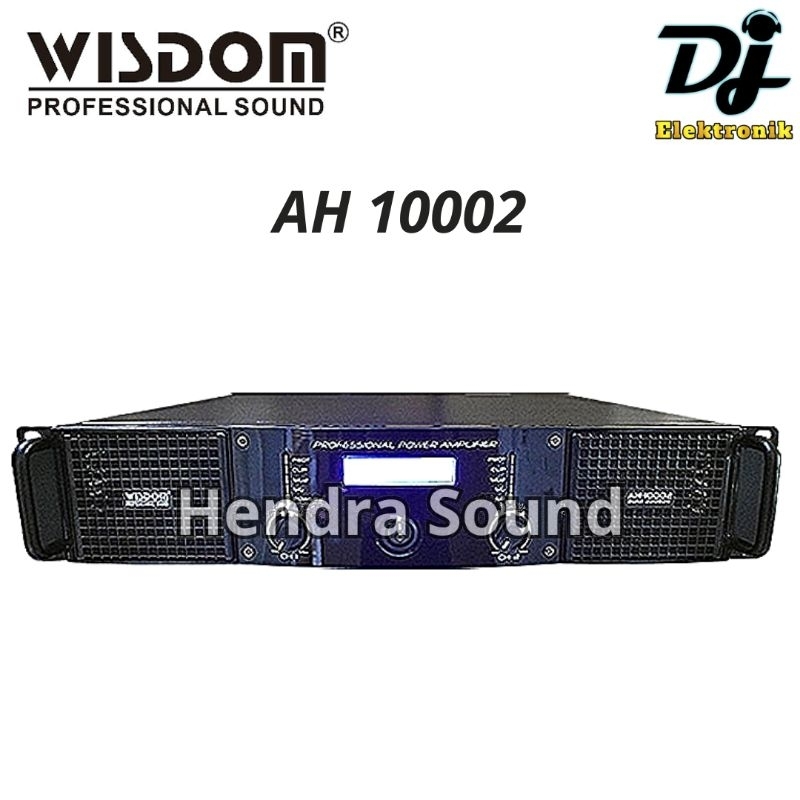 WISDOM ● AH 10002 / AH10002 - Power Amplifier (2 channel)