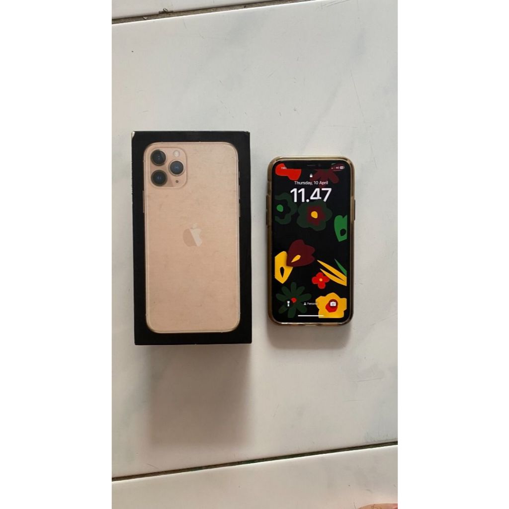 Preloved Iphone 11 Pro 256GB Gold Pribadi Inter All Operator Sinyal Selalu Aktif Second Bekas