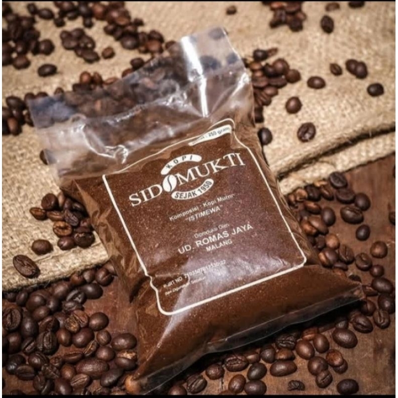 

Kopi Bubuk SIDOMUKTI 250gr Kopi Khas Kota Malang
