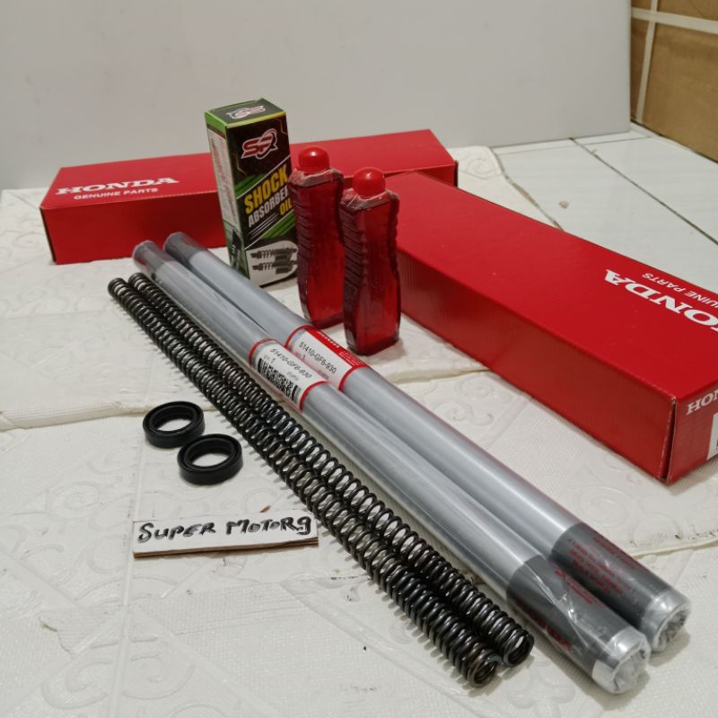 As Shock Depan Honda GL100/Win Win Win Sepasang Shock+Per+Sil Oli Shock (GF6)