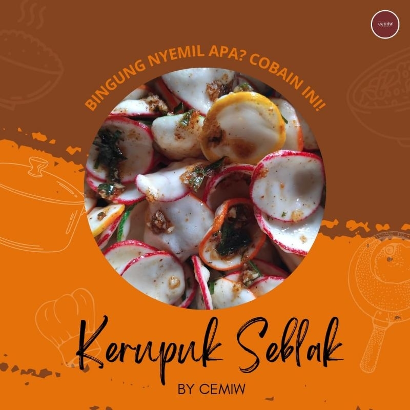 

KERUPUK SEBLAK PEDAS CHILI OIL BY CEMIW