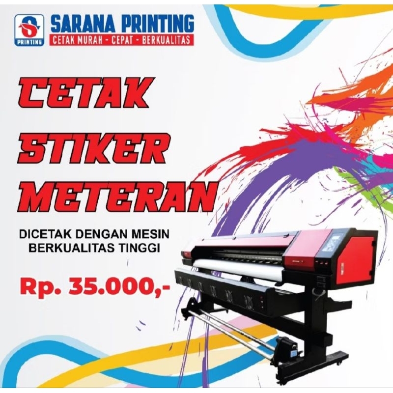CETAK STICKER VINYL
