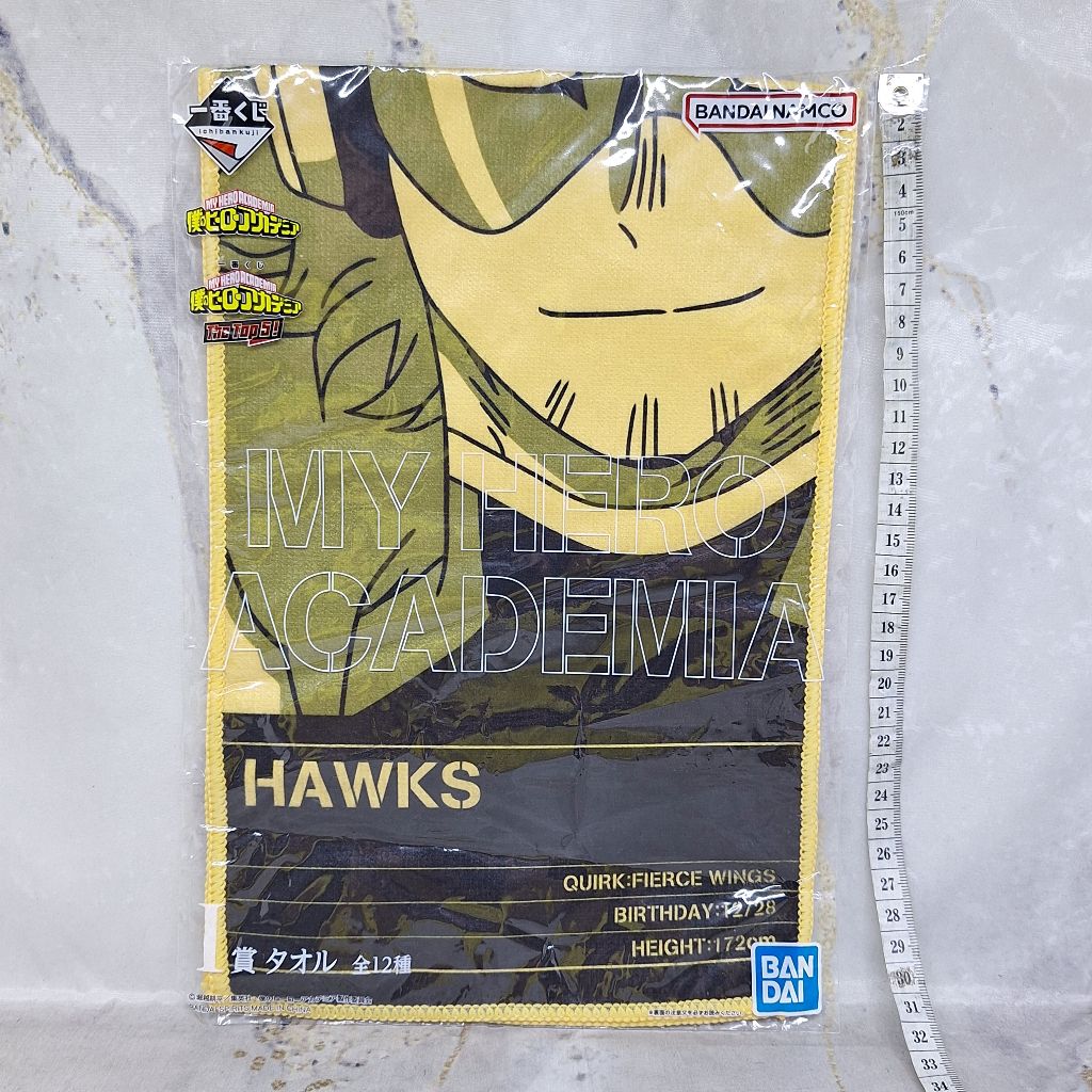 My Hero Academia Hawks Keigo Takami Neck Towel Handuk Leher Ichiban Kuji I Prize The Top 5 60 cm