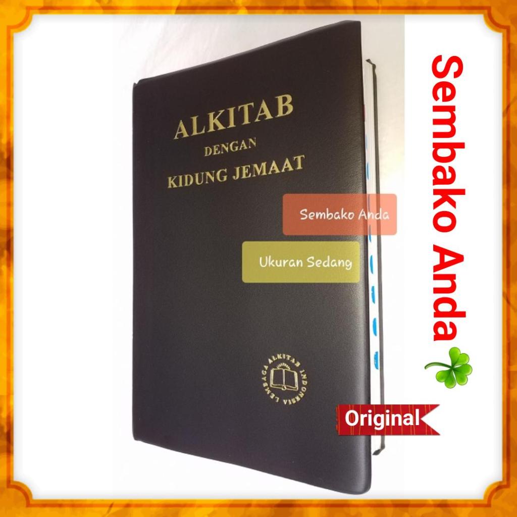 Alkitab Kristen Dengan Kidung Jemaat. Ukuran Sedang. Terjemahan Baru Edisi 1. LAI TB1 052 TI KJ. Alk