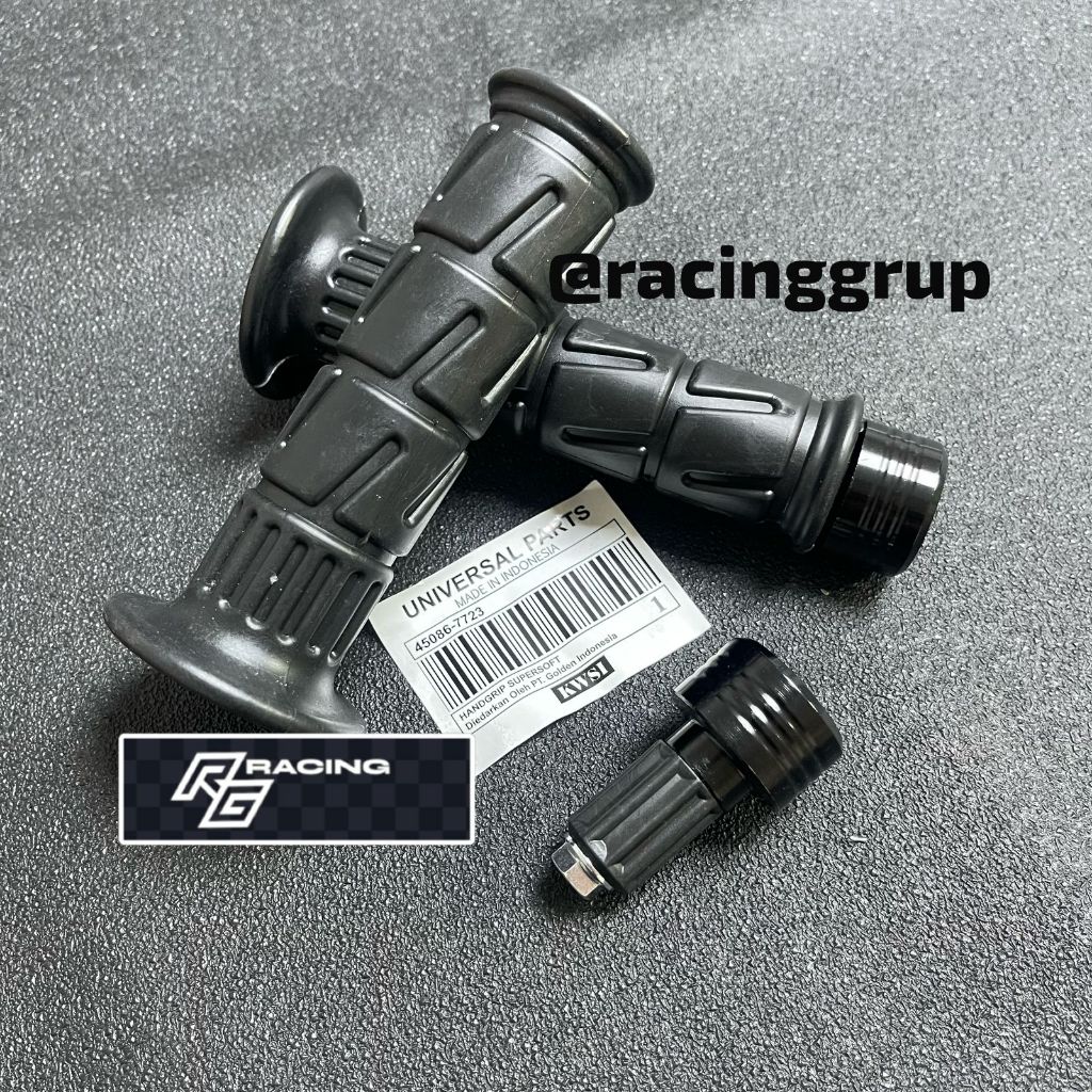 master619 Handgrip Kaze Stang Jalu PCX RG original - Bandul Stang Jalu motor hitam