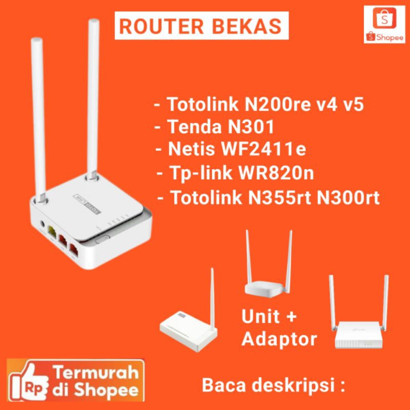 Router TOTOLINK seken / bekas migrasi