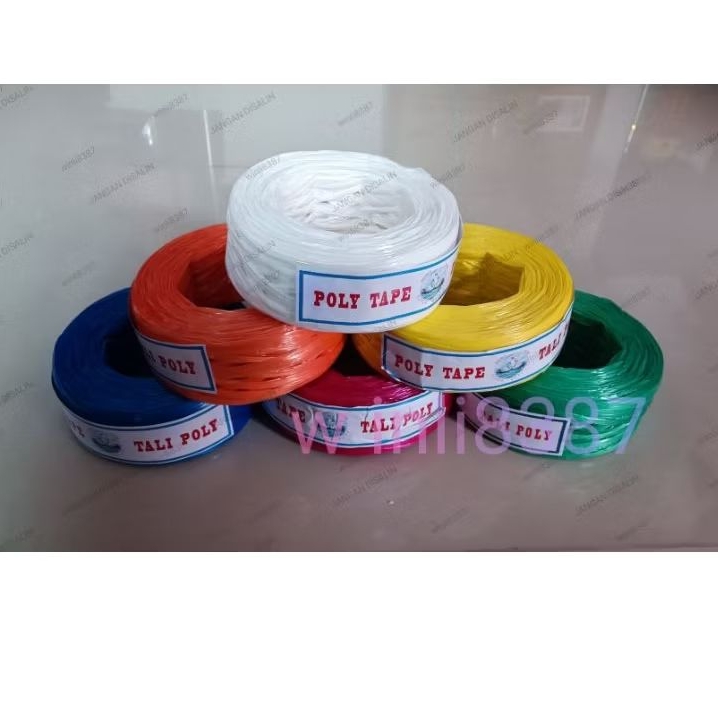 

Tali plastik warna - warni