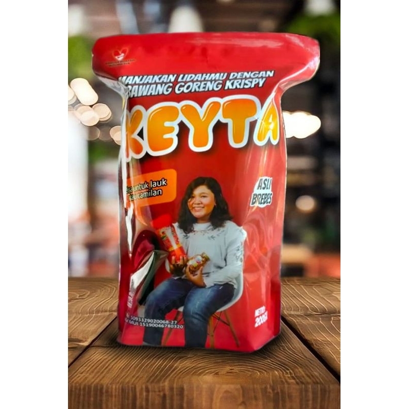

Bawang Goreng Keyta asli Brebes 100gram