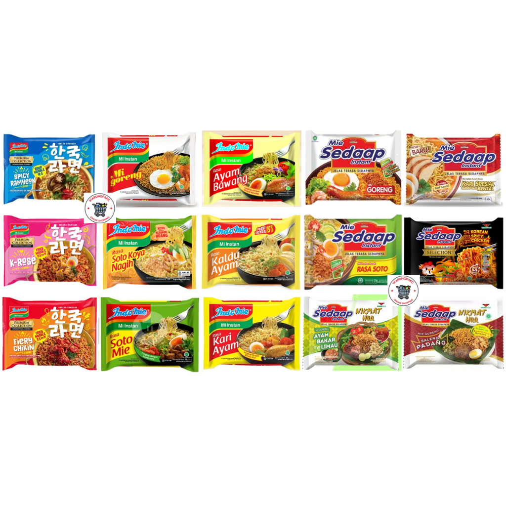 

INDOMIE SATUAN / SEDAAP MIE SATUAN BERBAGAI VARIAN RASA