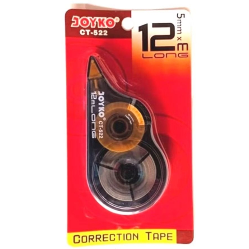 

TIPE X Kertas JOYKO CT 522 Correction Tape Roll Pen Tipe-X 12 Meter Tip-Ex Pita