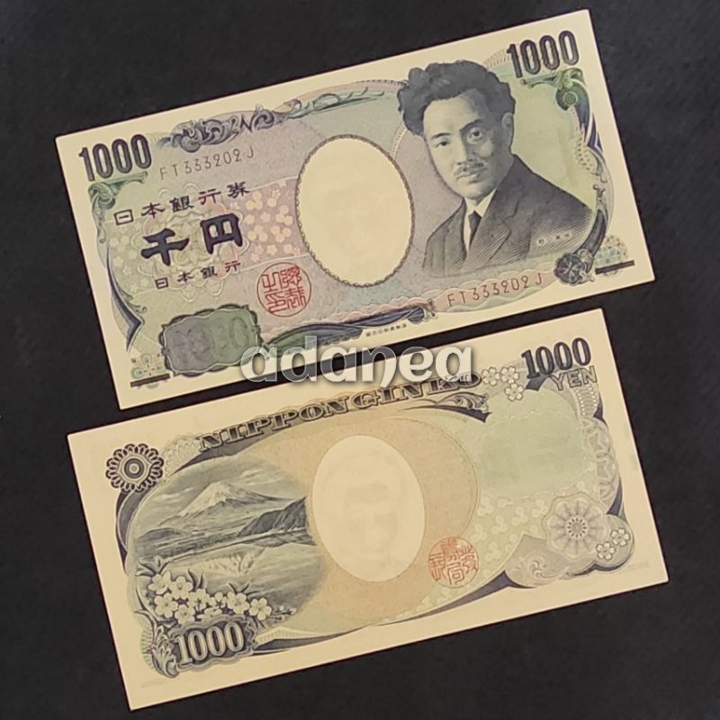 Uang Asing Jepang Yen Pecahan 1000 Yen