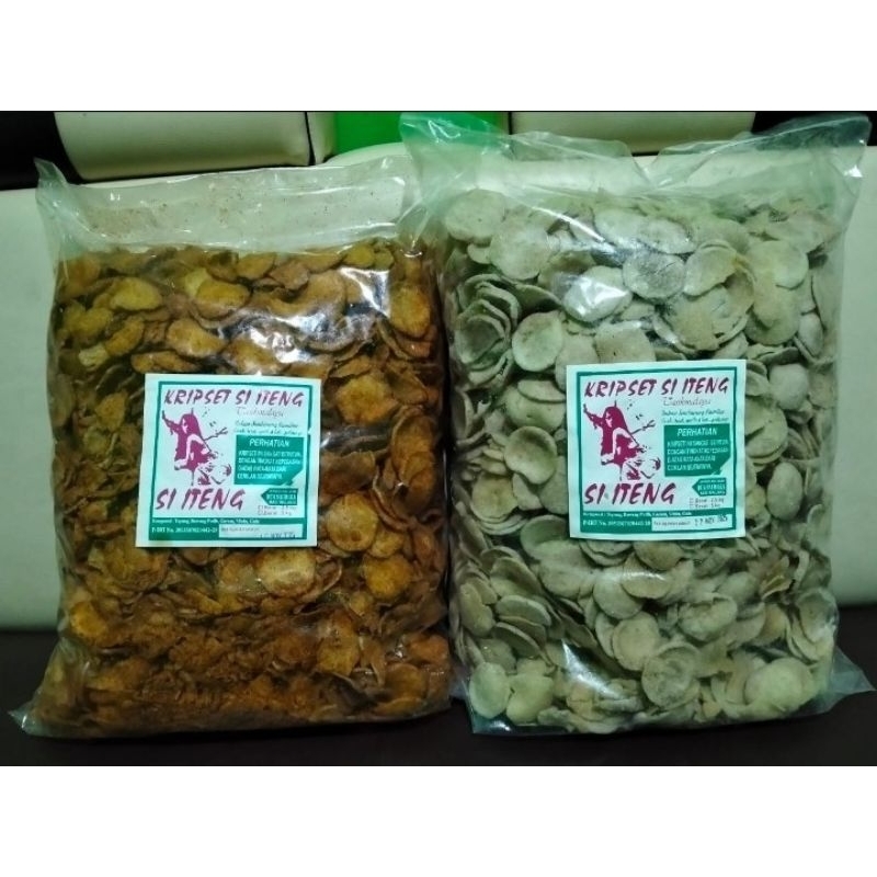 Kripset / kripik setan siiteng pedas dan ori 2.5 kg