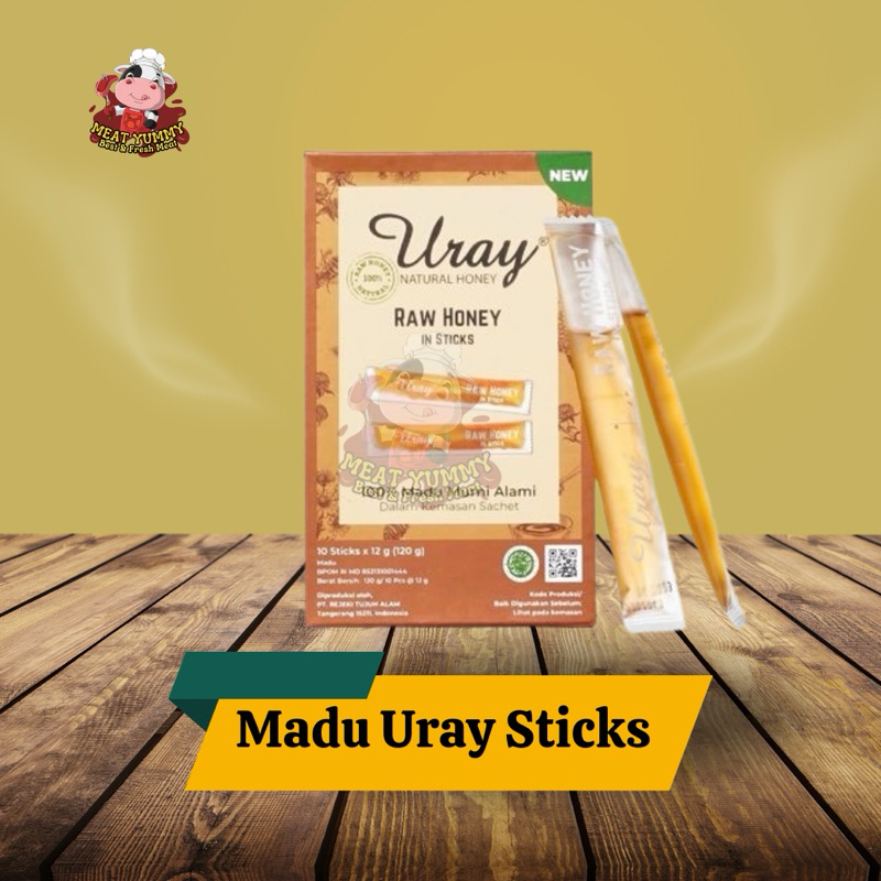 

Madu Uray Raw Honey In Sticks (Isi 10pcs)