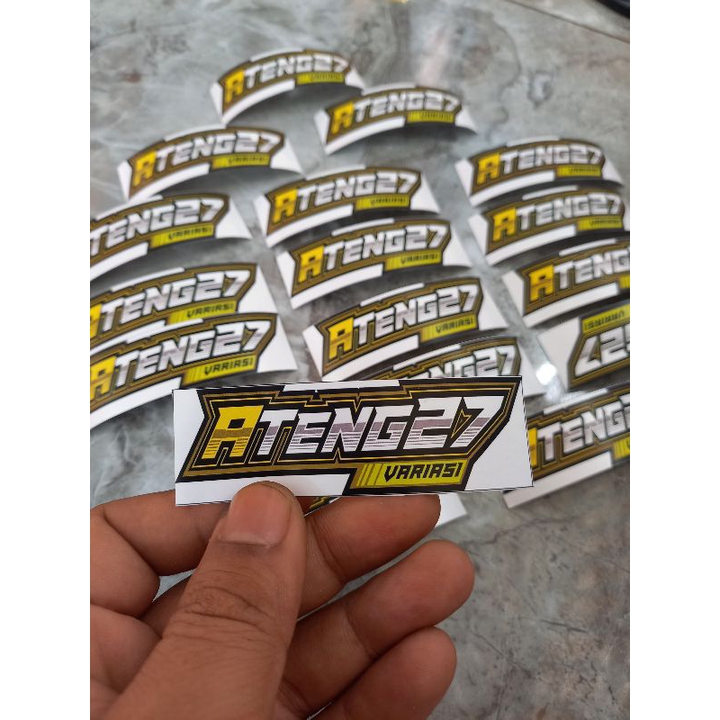 

Stiker / Sticker Motor / sticker Variasi Atengvariasi27 bahan vinyl tahan air