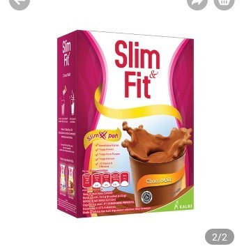 

Slim & fit susu bubuk choco malt isi 6 pcs x 52 gram
