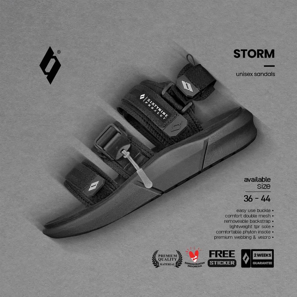 SIXTYNINE PROJECT - Storm - Sandal Gunung Pria Wanita