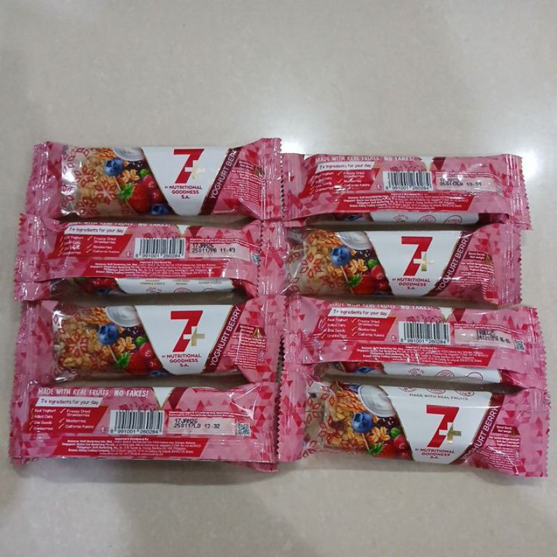 

7+ Nutritional Goodness Yoghurt Berry Bar Sereal