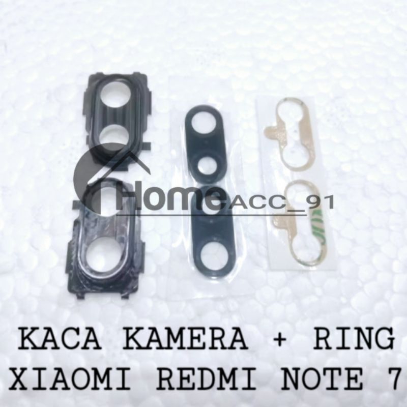 Kaca Kamera + Ring Xiaomi Redmi Note 7 Kaca Camera Hp Redmi Note 7