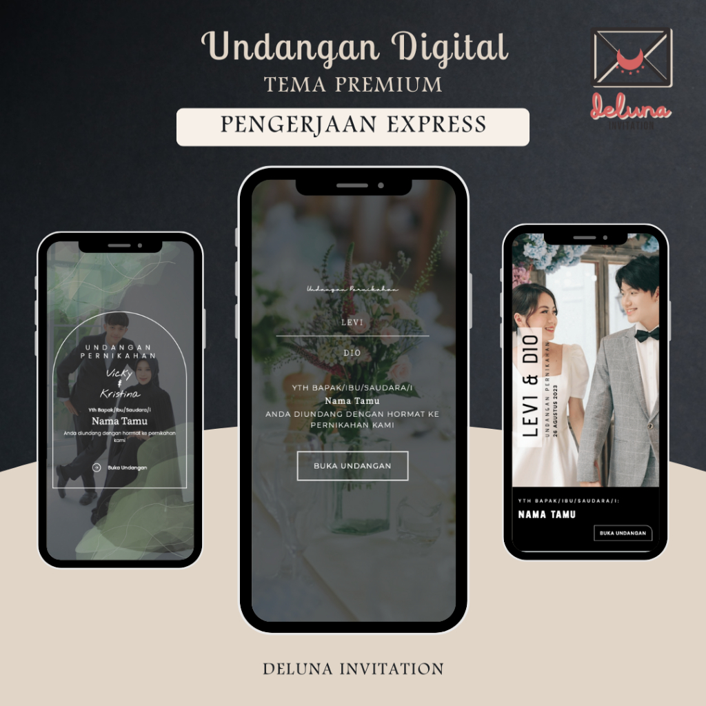 Undangan Pernikahan Digital Website Undangan Khitan Undangan Online Web Premium