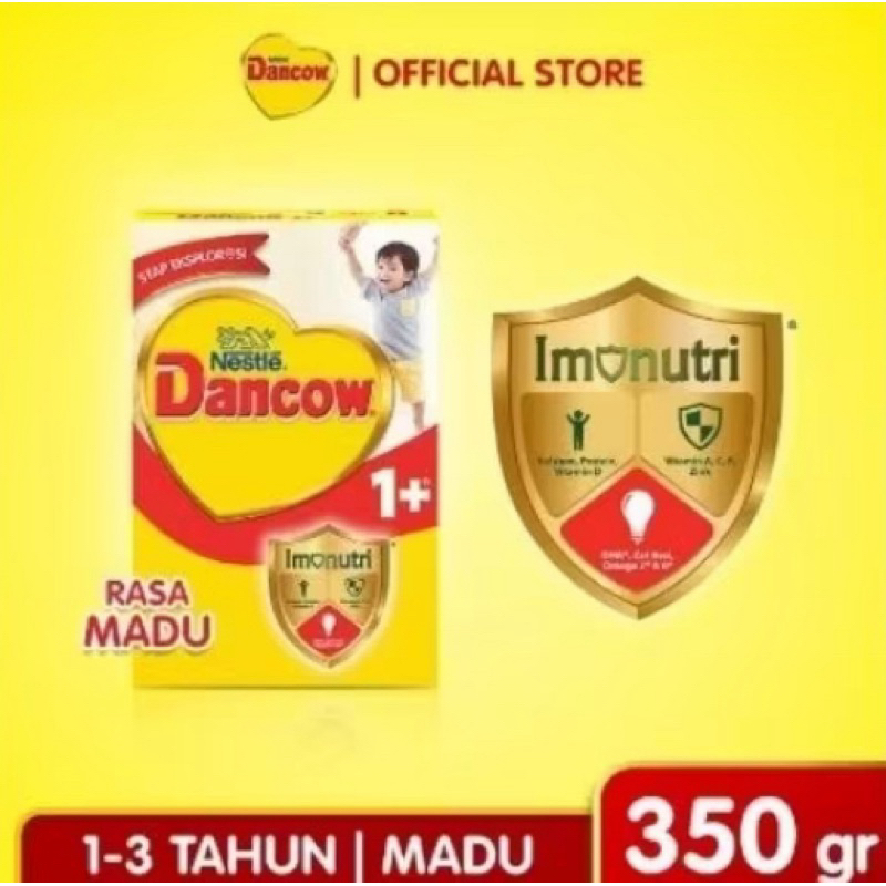 

Nestle Dancow 1+ Nutritods Usia 1-3 Tahun Rasa Madu 350 Gram Box