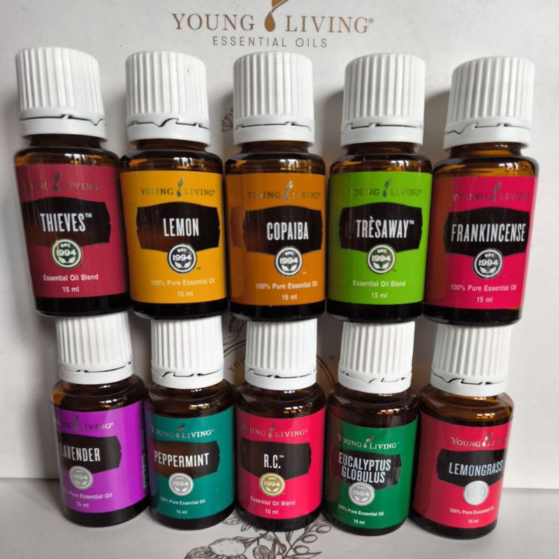YL 15ml peppermint oil young living,lemon oil young living, lavender oil young living,stress away yo