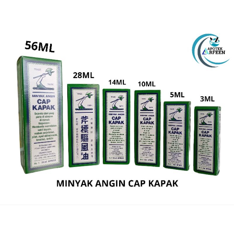 MINYAK ANGIN CAP KAPAK 5ml - MINYAK KAPAK