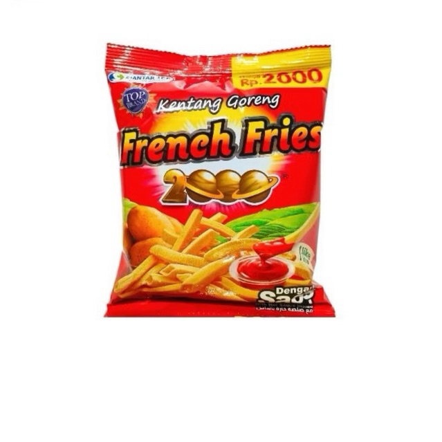 

French fries 2000 kentang goreng @15g