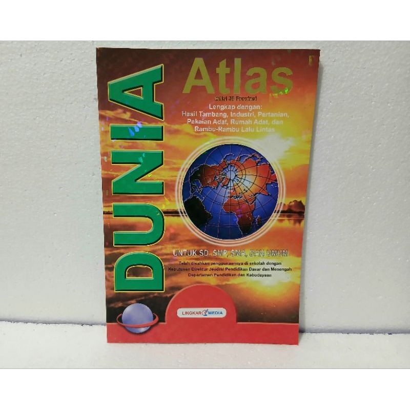Buku atlas dunia A4