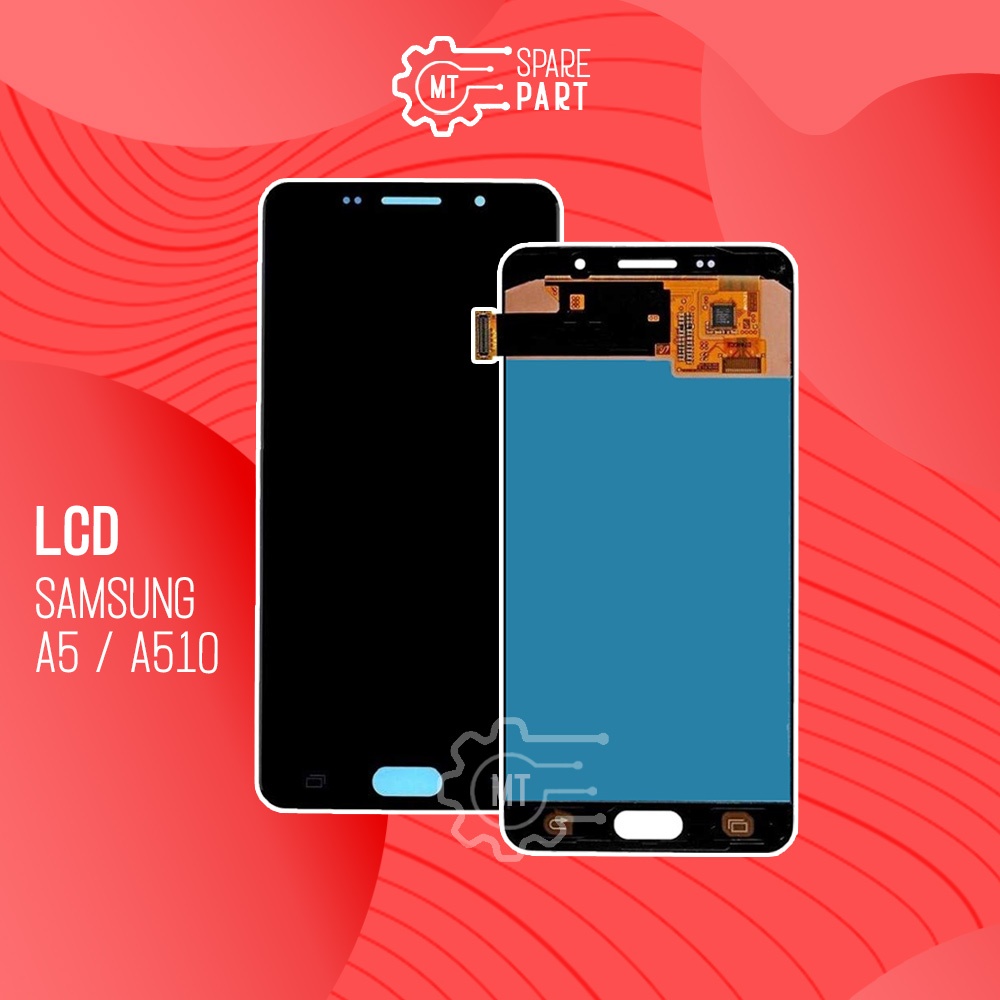 LCD Samsung A5 A510 2016 - Original 100% Fullset Touchscreen Garansi 1 Bulan Packing Bubble