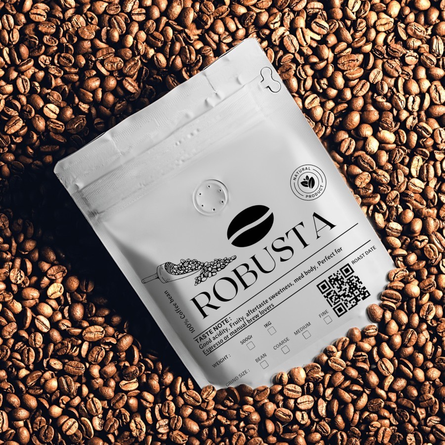 

ETYMOLOGY Roasted Bean KOPI ROBUSTA Temanggung