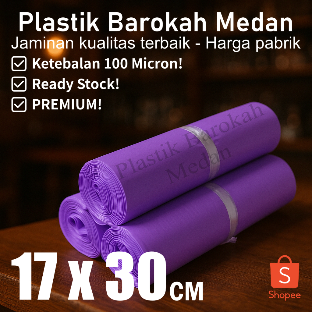 

17x30cm Polymailer Tebal Premium 100 Micron