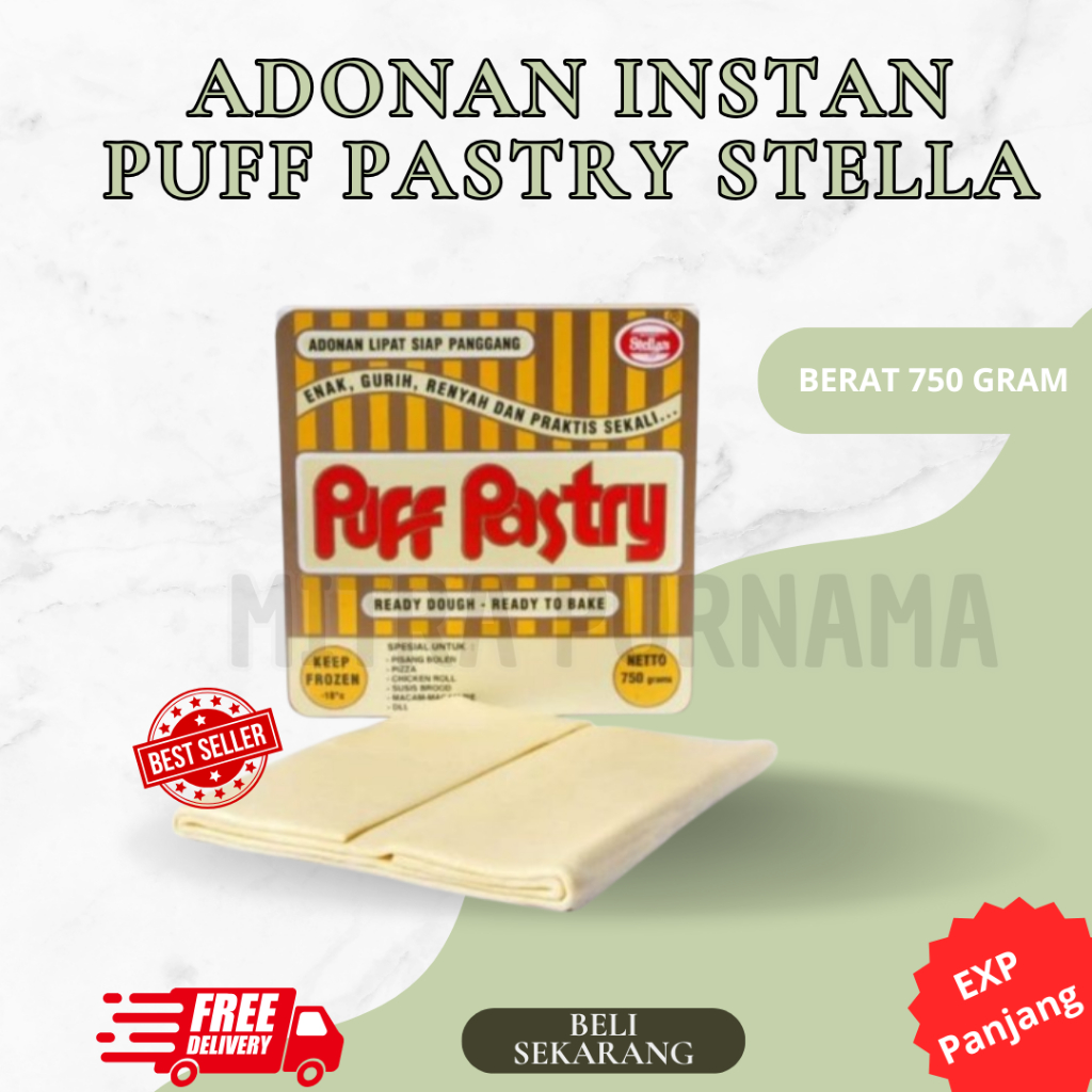

puff pastry/stella puffy pastry/750gr/puffy pastry stella's