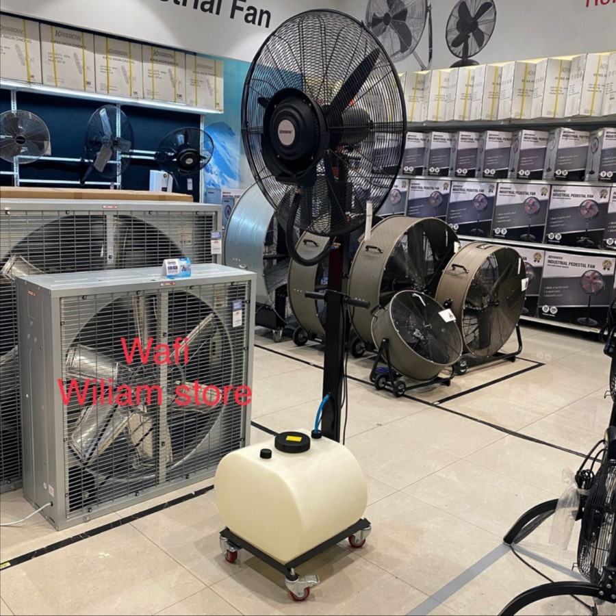 Krisbow Misty Fan Kipas Angin Embun Uap Besar Industri 26 Inch