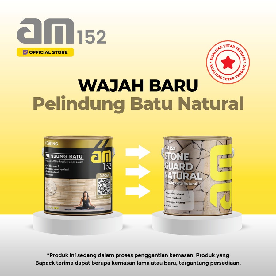 AM 152 Coating Pelapis Batu Alam Natural Coating Batu Alam Natural Coating Stone Natural