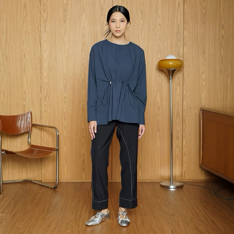 luana top jenna kaia navy