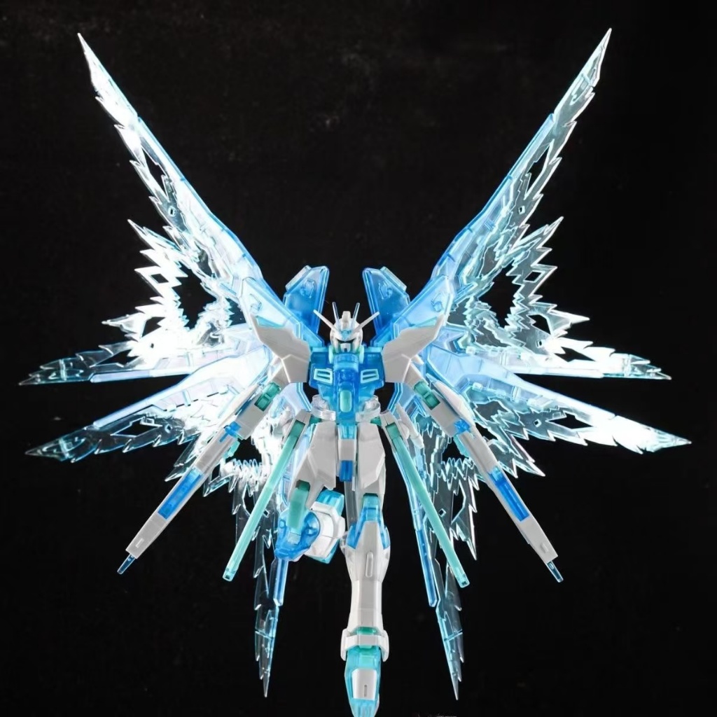 Gaoke 201 HG 1/144 Strike Freedom Revive Fighter Clear Blue Model Kit