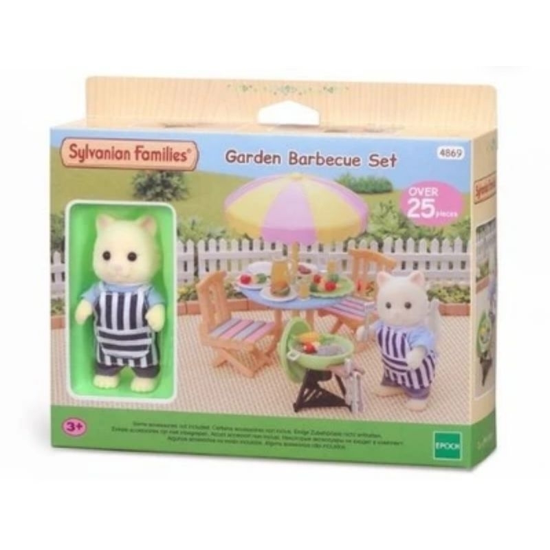 Sylvanian Families Set Boneka Garden Barbecue 4869