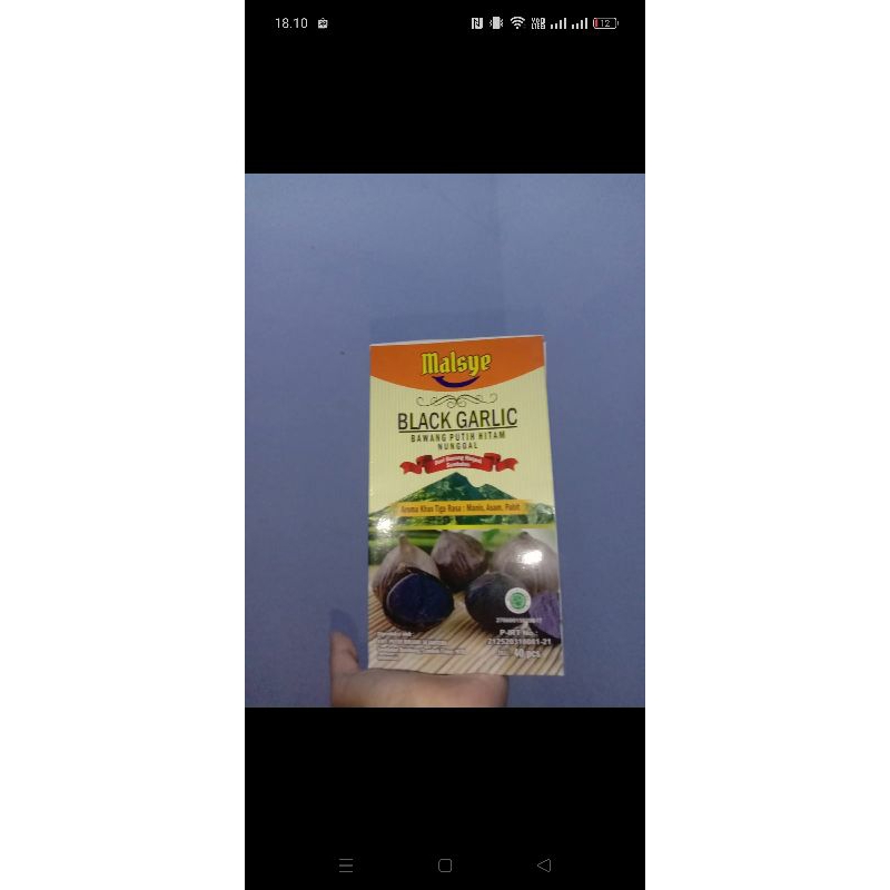 

Black garlic asli sembalun