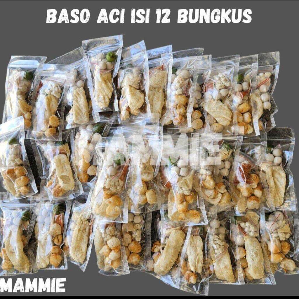 

Baso Aci 12 Bungkus Paket Hemat/ Baso Aci Instan / Baso Aci 12 Bungkus