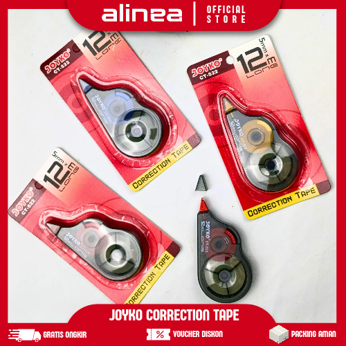 

Correction Tape Joyko Tipe Ex Kertas JK CORR-TP CT522