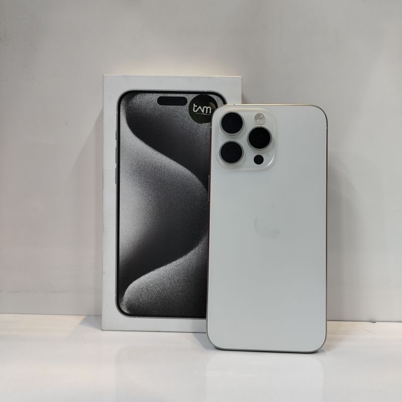 Iphone 15 Pro Max 256 White Titanium Second