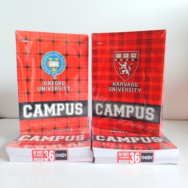 

Buku Tulis Campus Okey 36 Lembar ( Pak 10 Buku ) [ Original ]