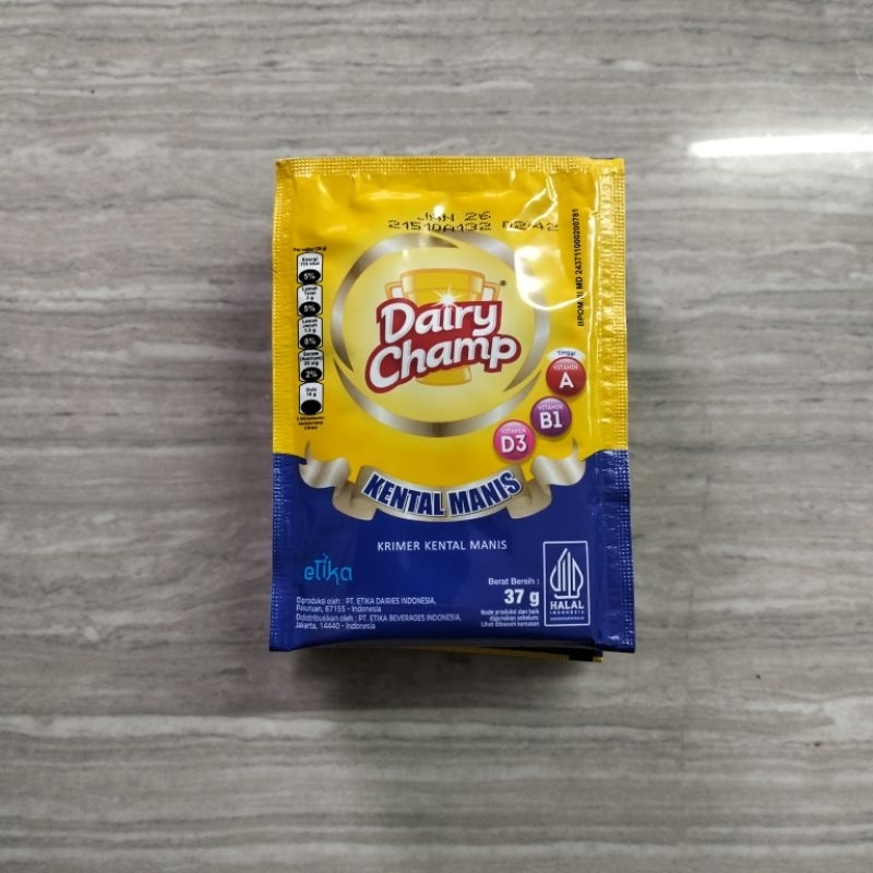 

DAIRY CHAMP 1pcs Kental Manis Sachet 37g