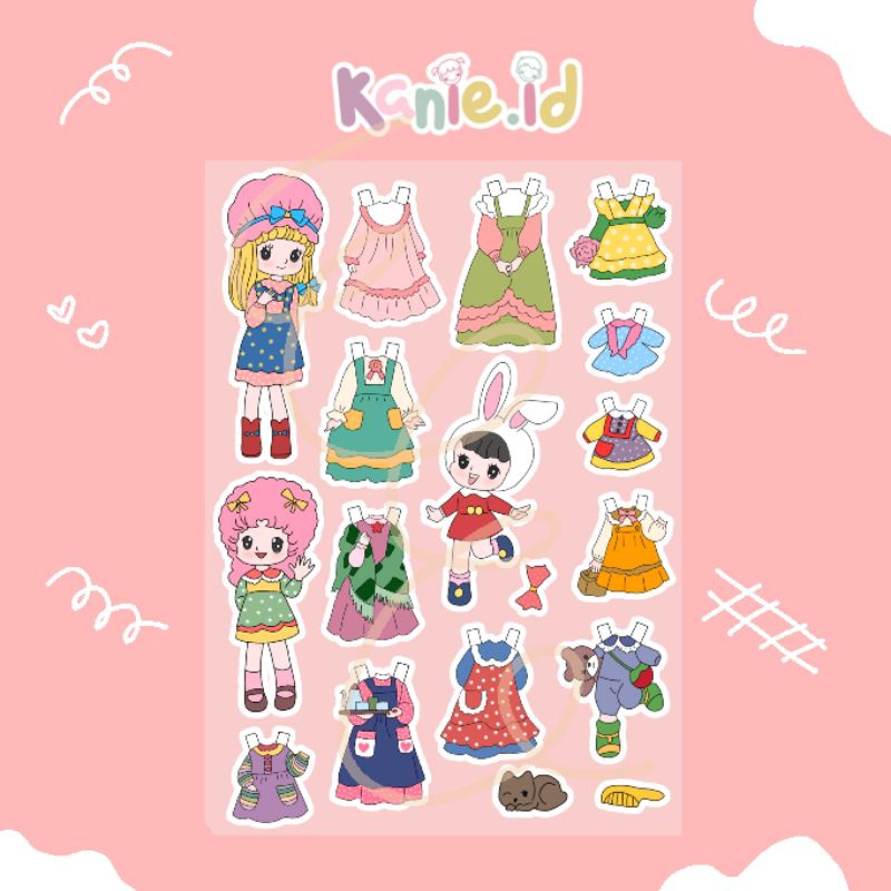 BP-BPAN JADUL/ BONGKAR PASANG KERTAS/ PAPERDOLL / MAINAN JADUL