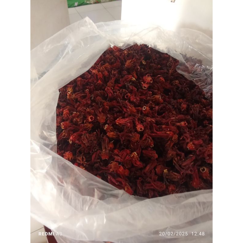 

2 kg teh bunga Rosela merah kering panen baru 2025 great a super premium