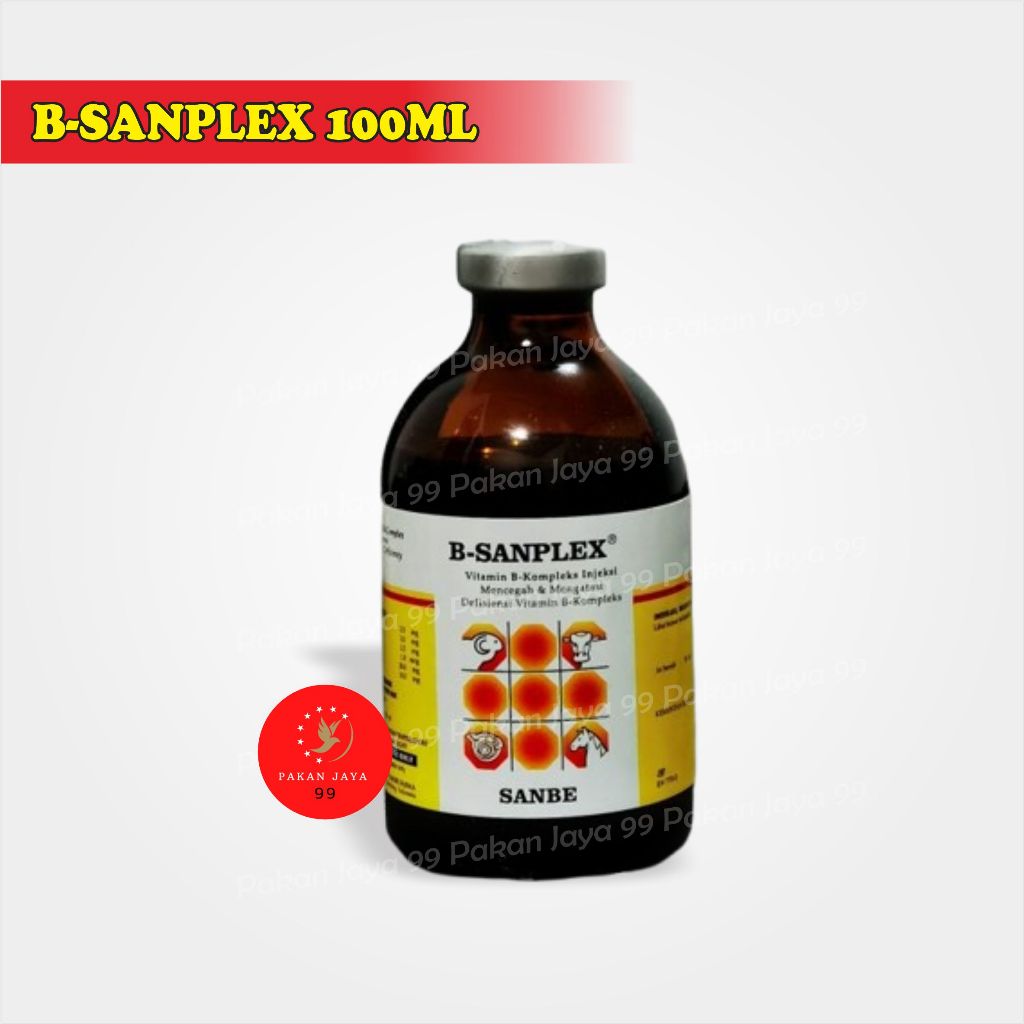 READY B SANPLEX B-SANPLEX 50 ML 100 ML INJEKSI SANBE OBAT HEWAN TERNAK UNGAS MEMNUHI KEBUTUHN VITAMN