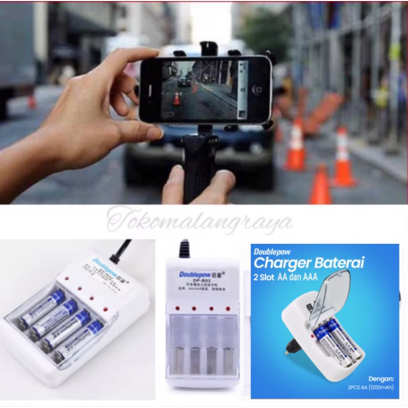 alat charge baterai/charge baterai 4 slot